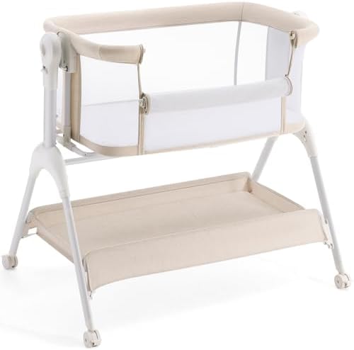 HARPPA Cuddly Bassinet Bedside Sleeper 3 in 1 Rocking
