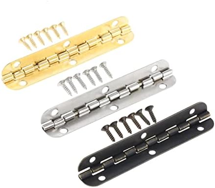 SORECI 4Pcs Gate Hinges 65x15mm Door Luggage Hinges with Screws