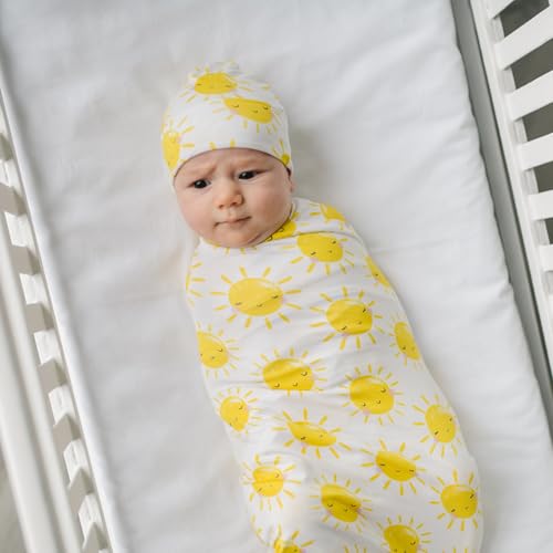 Little Sleepies Swaddle Hat Set Soft Bamboo Fabric 1