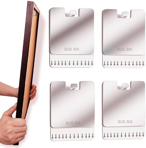 PHIXBEAR 4 Pack Extra Large Picture Frame Hangers