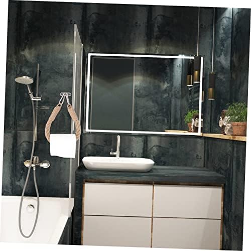 Uonlytech 1pc Rope Toilet Paper Holder Wall Storage Rack