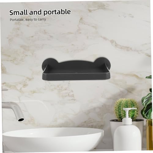 Fixoshee Wall Mounted Toilet Paper Holder with Shelf