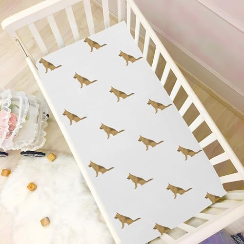 KICPOAY Fitted Crib Sheets with Elastic Band for Baby Toddler