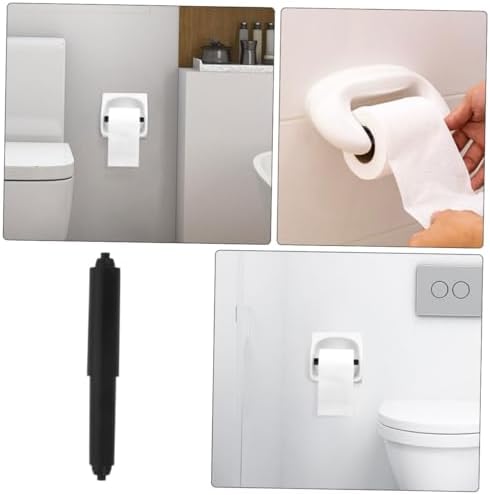 HEALLILY 2pcs Plastic Toilet Paper Holder Roller