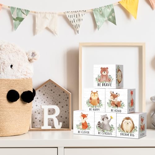Vertintong Woodland Animal Wall Decor Blocks