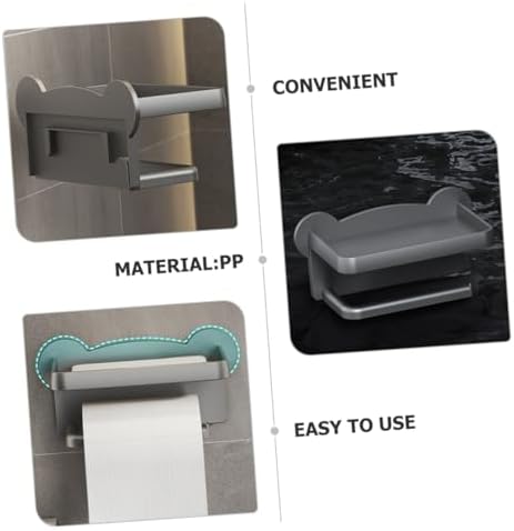 KITANDOVE Bathroom Paper Towel Holder with Phone Slot