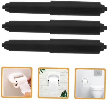HEALLILY 3pcs Spring Loaded Toilet Tissue Holder Replacement 1