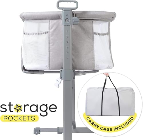 Milliard Baby Bedside Bassinet with Plush Mattress