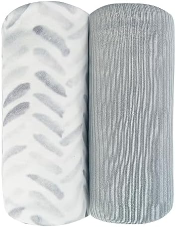 Ultra Soft Jersey Swaddle Blanket 40x30 Inches 2 Pcs for Newborns