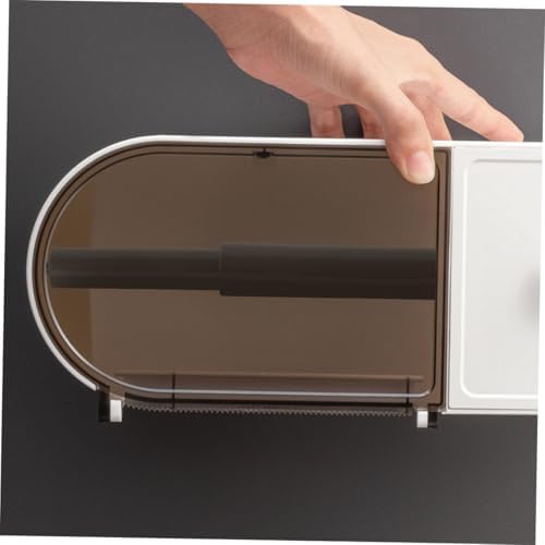 Sturdy Metal Toilet Paper Holder with Springloaded Rod