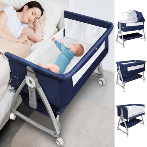 YTHFGRT 3 in 1 Bedside Bassinet for Baby 1