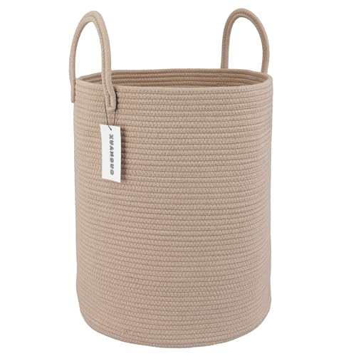 Cotton Rope Laundry Basket Hamper for Baby Nursery