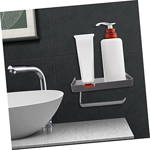 Cabilock Wall Mounted Toilet Paper Holder with Storage Shelf 1