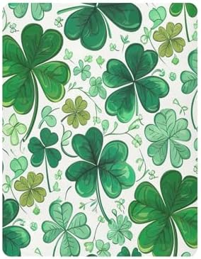 Wassud Four-Leaf Clover Crib Sheets Set