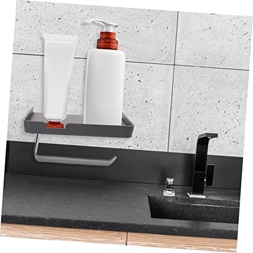 GRADENEVE Wall Mount Toilet Paper Holder with Storage Shelf