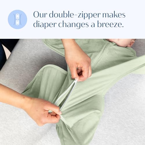 SleepingBaby Zipadee-Zip Transition Swaddle for 3-6 Month Babies