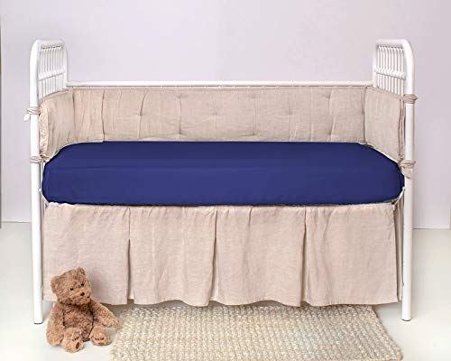 Pure Bamboo Crib Sheet - 100 Organic Viscose Cooling Soft