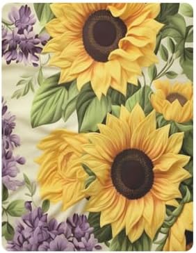 Wassud Sunflowers Crib Sheets for Boys Girls 1