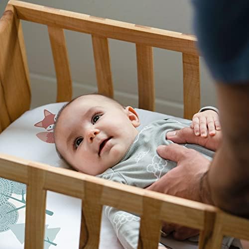JumpOff Jo 2-Pack Hypoallergenic Fitted Bassinet Sheets