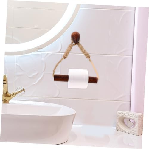 MUCKLILY Toilet Paper Holder Wall Mounted Rustic Style
