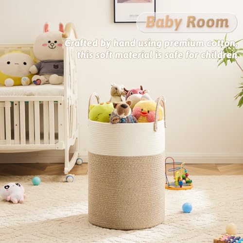 Artfeel Woven Cotton Laundry Basket 60L
