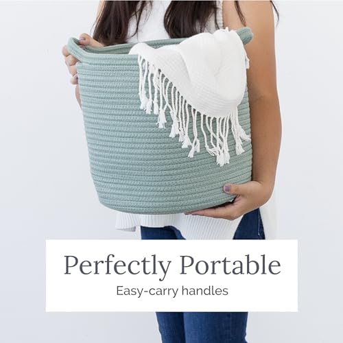 Natemia Large Woven Storage Basket - 15 x 15 x 14