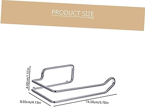Balacoo Bathroom Paper Rack Carbon Steel Towel Holder Easy Install Modern Style
