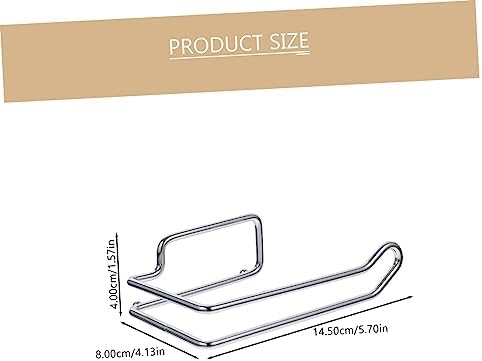 UKCOCO Wall-Mounted Carbon Steel Towel Holder