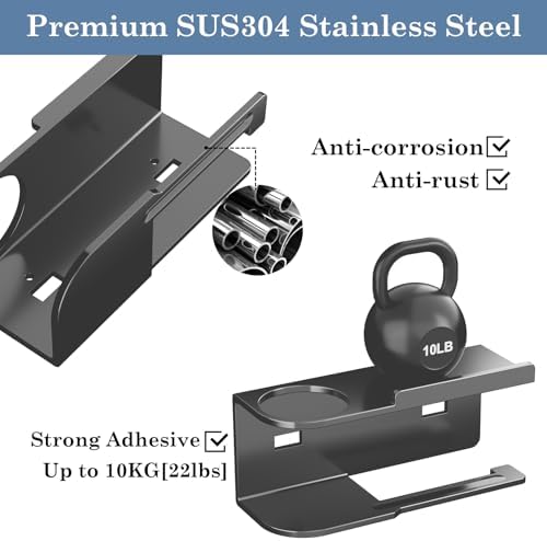 Toilet Paper Holder Wall Mount - Durable Stainless Steel with Shelf 1