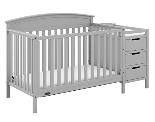 Graco Benton 4-in-1 Convertible Crib Changer - Pebble Gray