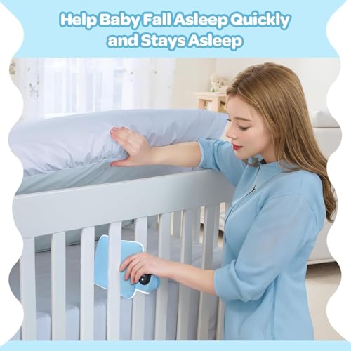 Balnore Baby Vibrating Sleep Soother with 3 Modes and 90-Minute Timer