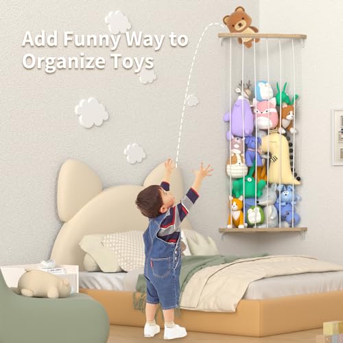 Zayysoha Stuffed Animal Storage Hammock Organizer 1