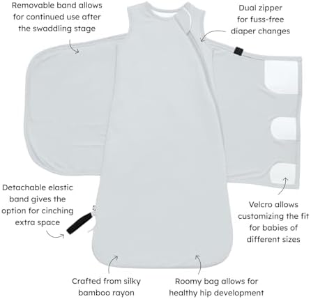 KYTE BABY 10 Tog Bamboo Rayon Sleep Bag Swaddler