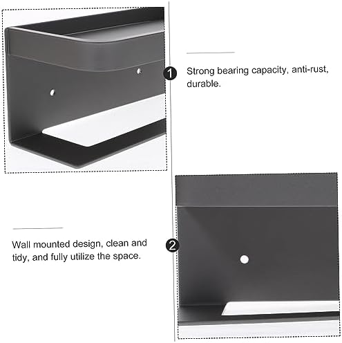 FOYTOKI Wall-Mounted Toilet Paper Holder with Shelf