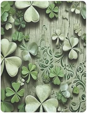 Wassud Four-Leaf Clover Crib Sheets for Boys Girls