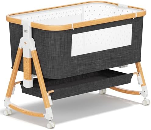 YUFU 3 in 1 Bassinet with Storage and Mosquito Net