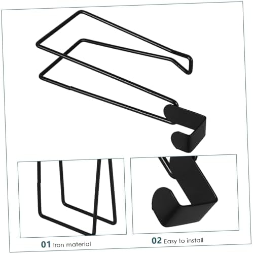 STOBAZA Iron Toilet Paper Holder with Large Capacity