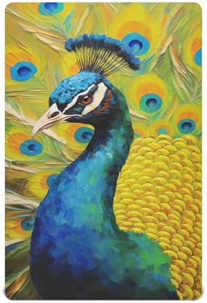 Jihqo Peacock Crib Sheets Pack N Play 39 x 27
