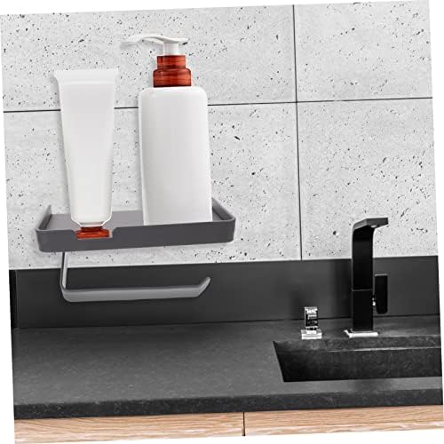 Stainless Steel Wall Mounted Toilet Paper Holder with Shelf 1
