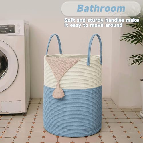 JMvicyroam Large Woven Laundry Basket Hamper