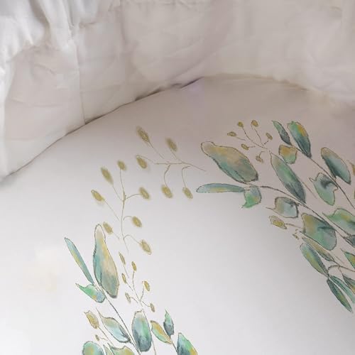 JumpOff Jo Hypoallergenic Fitted Bassinet Sheet for Baby