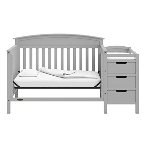 Graco Benton 4-in-1 Convertible Crib Changer - Pebble Gray