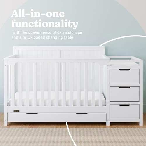 Graco Hadley 4-in-1 Convertible Crib Changer