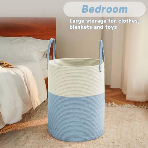 JMvicyroam Large Woven Laundry Basket Hamper