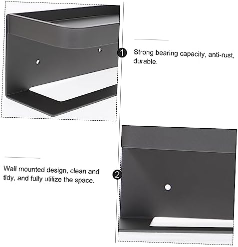 Bathroom Essential Wall Mounted Toilet Paper Holder with Shelf