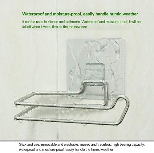 SmarTopus Toilet Paper Holder Self Adhesive Stainless Steel