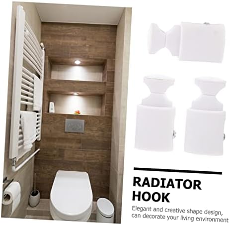 3pcs Plastic Radiator Hooks Space Saving Towel Hangers
