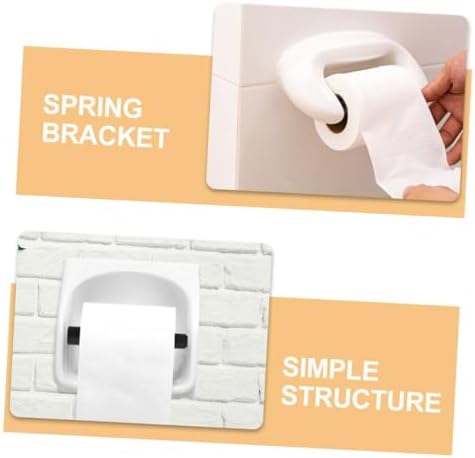 2Pcs Hotel Toilet Paper Holder Replacement with Adjustable Spring Core