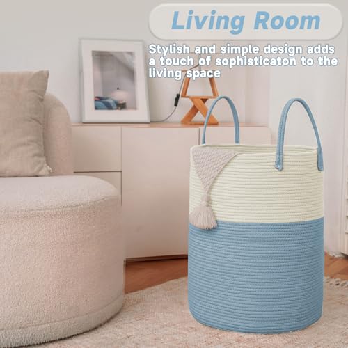JMvicyroam Large Woven Laundry Basket Hamper