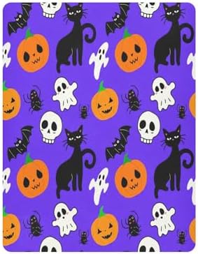 FUGIDOG Halloween Crib Sheets for Boys Girls